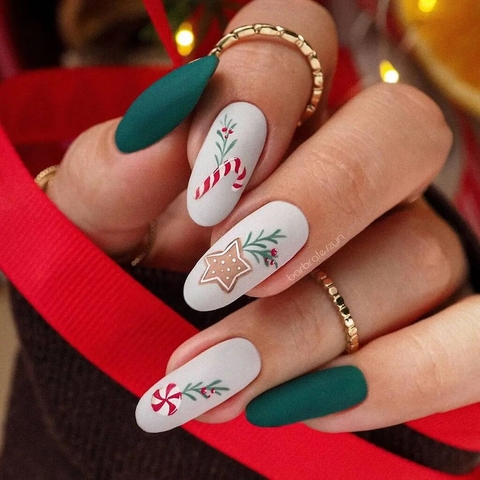 candy cane nails7